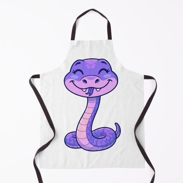 Item preview, Cute Happy Purple Snake Chibi Vector designed and sold by Rupesh-Art26.
