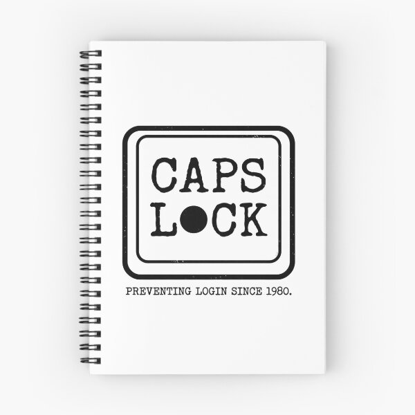 Item preview, Caps Lock Preventing Login Since 1980 designed and sold by dudelinart.