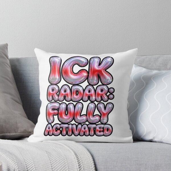 Item preview, Ick Radar Fully Activated Funny Gen Z Quote designed and sold by StickVerse by Owais.