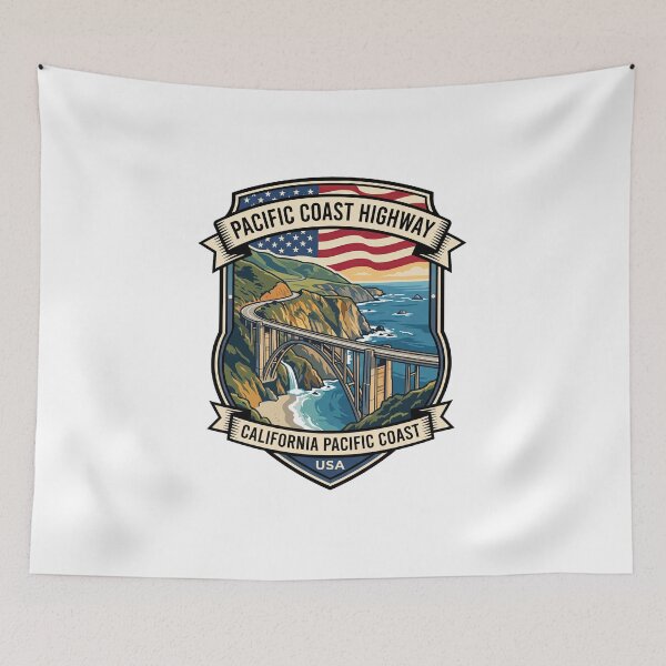 Item preview, Pacific Coast Highway California Coastal Road designed and sold by enzoade.