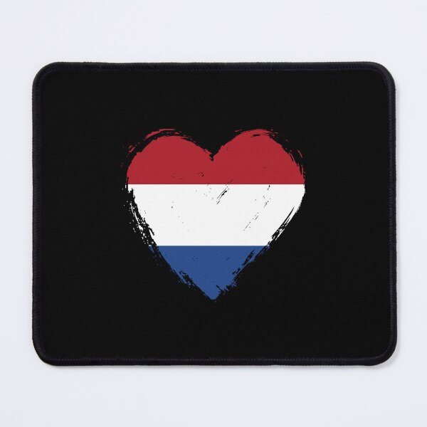 Item preview, Distressed Netherlands Flag Heart NL designed and sold by shitpostee.