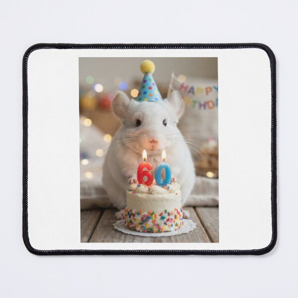 Item preview, Chinchilla 60th birthday cute adorable cake party baby kawaii designed and sold by CheeseBlueprint.