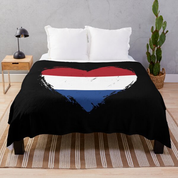 Item preview, Distressed Netherlands Flag Heart NL designed and sold by shitpostee.