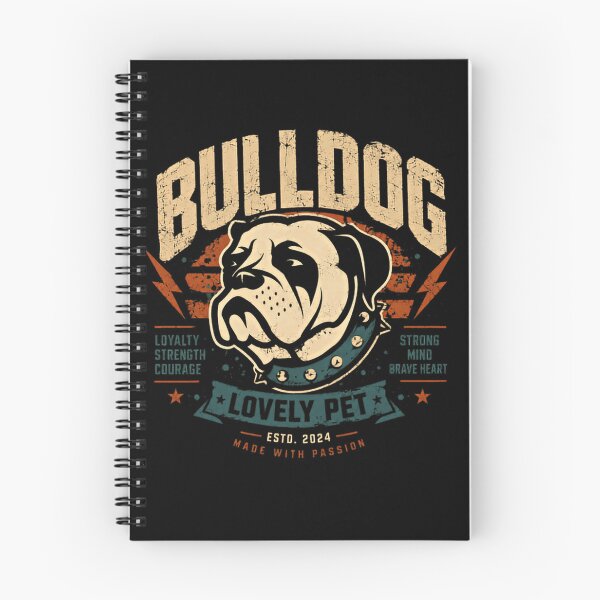 Item preview, Bulldog Loyalty Strength Courage Strong Mind Brave Heart Lovely Pet Owner Dog Lover designed and sold by SkeletonsDanger.