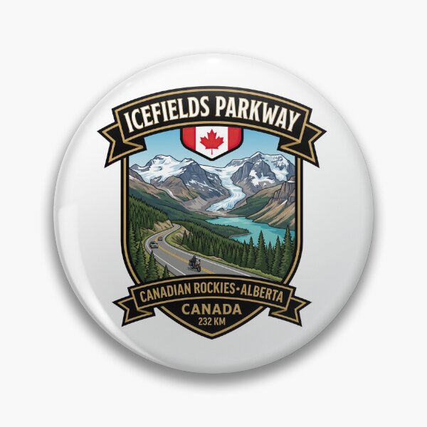 Item preview, Icefields Parkway Alberta Mountain Road designed and sold by enzoade.