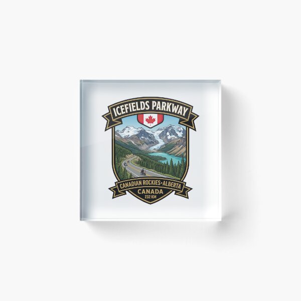 Item preview, Icefields Parkway Alberta Mountain Road designed and sold by enzoade.