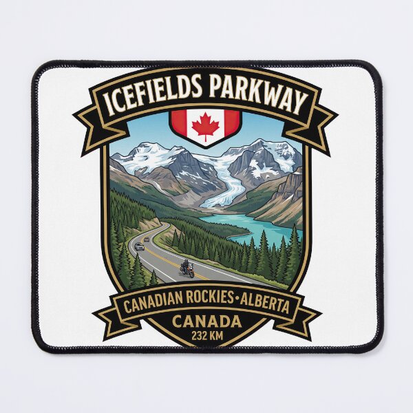 Item preview, Icefields Parkway Alberta Mountain Road designed and sold by enzoade.