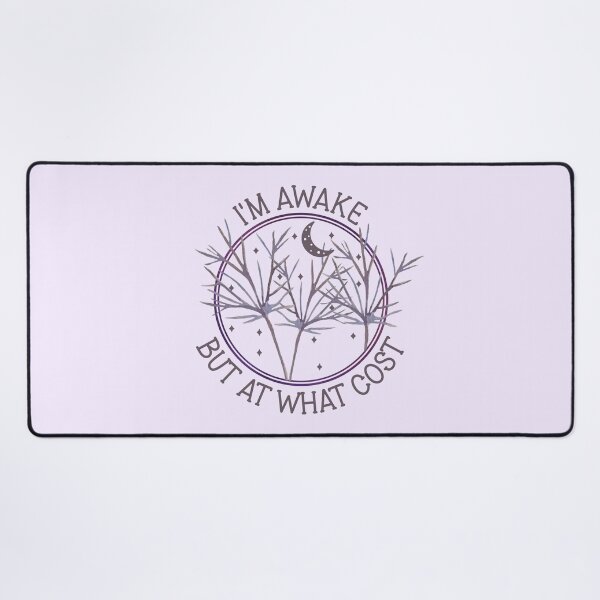 Item preview, I'm Awake But At What Cost - Funny Tired Whimsigoth Botanical Art designed and sold by the-Z3nith.