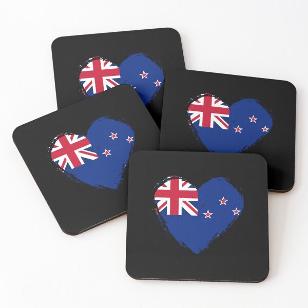 Item preview, Distressed New Zealand Flag Heart NZ designed and sold by shitpostee.