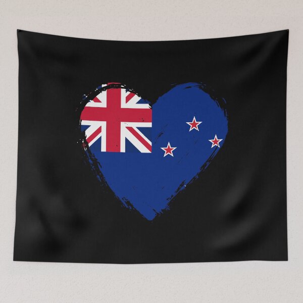 Item preview, Distressed New Zealand Flag Heart NZ designed and sold by shitpostee.