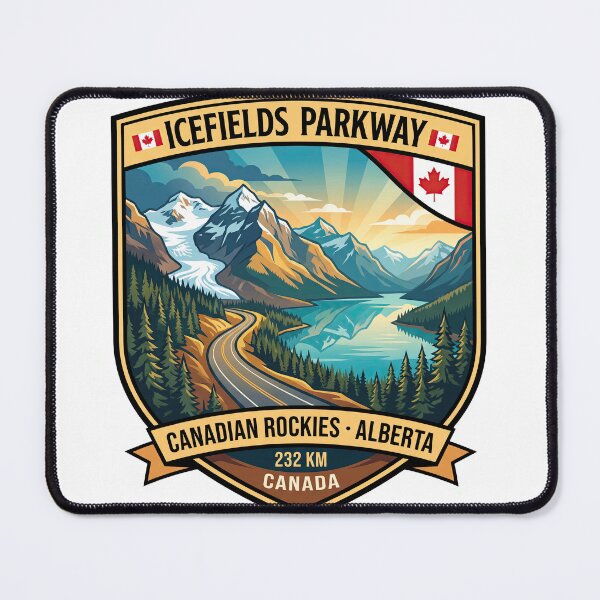 Item preview, Icefields Parkway Canadian Rockies Route designed and sold by enzoade.