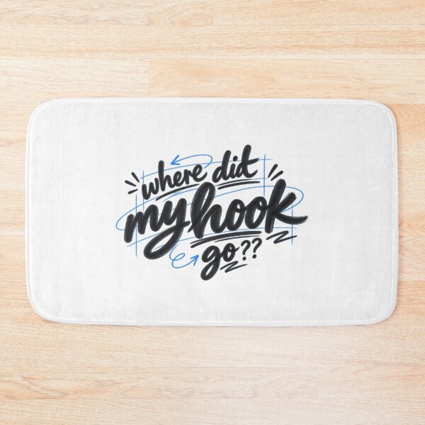 Item preview, Where Did My Hook Go? Funny Fishing Humor designed and sold by zan-mf.