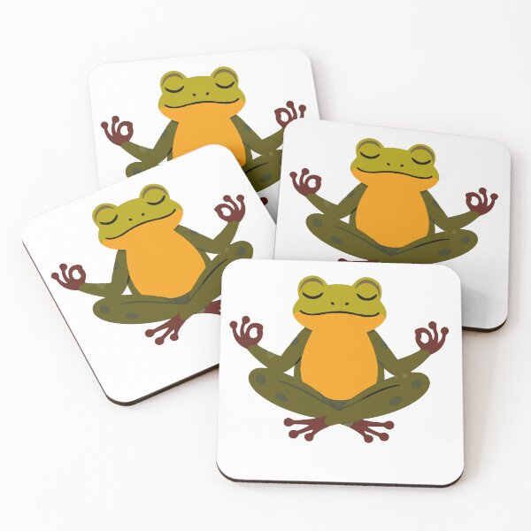 Item preview, Cute Yoga Frog Vector Illustration - Zen Meditating Toad Lotus Pose Graphic designed and sold by Rabu10.