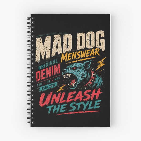Item preview, Mad Dog Menswear Unleash The Style Original Denim Rugged Attitude For Men designed and sold by SkeletonsDanger.