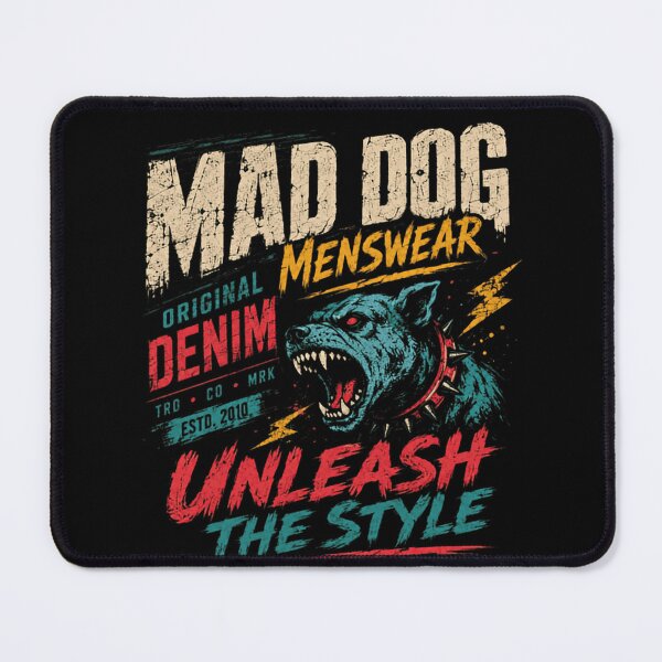 Item preview, Mad Dog Menswear Unleash The Style Original Denim Rugged Attitude For Men designed and sold by SkeletonsDanger.