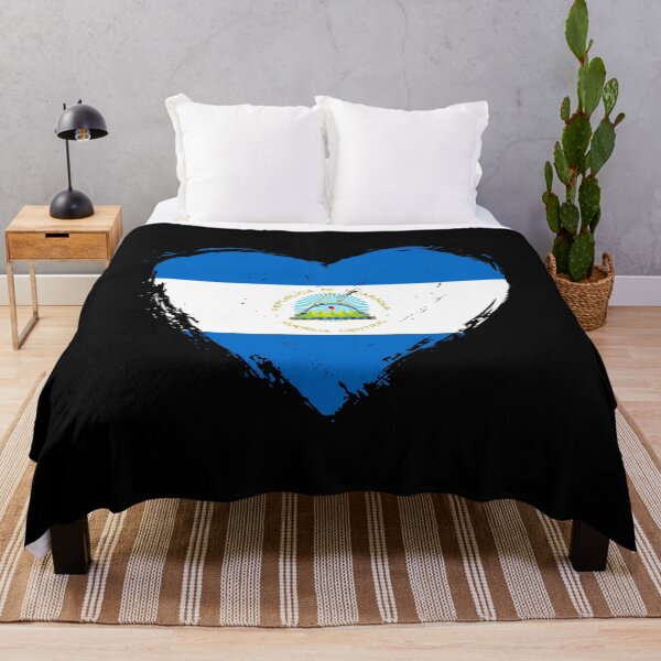 Item preview, Distressed Nicaragua Flag Heart NI designed and sold by shitpostee.
