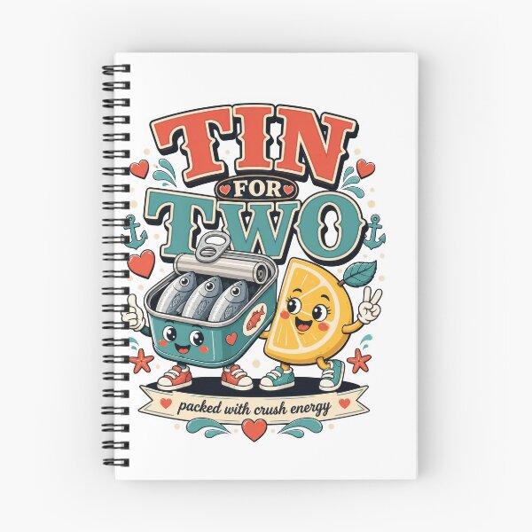 Item preview, Cute Sardine Lemon Tin For Two Crush Energy designed and sold by markymaarty.