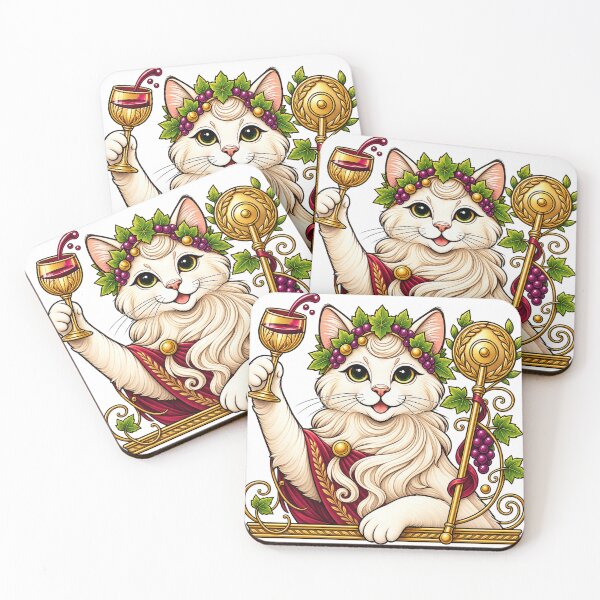 Item preview, Dionysus Cat God – Greek Mythology Wine and Celebration Feline designed and sold by ChicClicker.