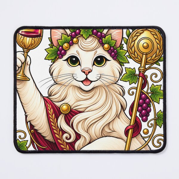 Item preview, Dionysus Cat God – Greek Mythology Wine and Celebration Feline designed and sold by ChicClicker.