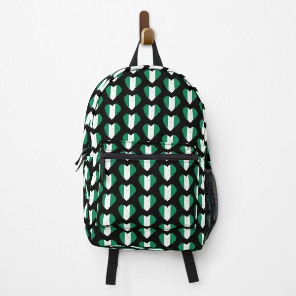 Item preview, Distressed Nigeria Flag Heart NG designed and sold by shitpostee.