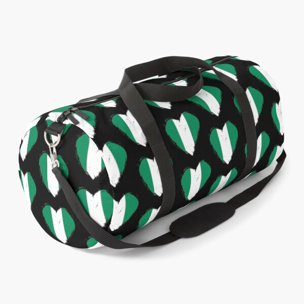 Item preview, Distressed Nigeria Flag Heart NG designed and sold by shitpostee.