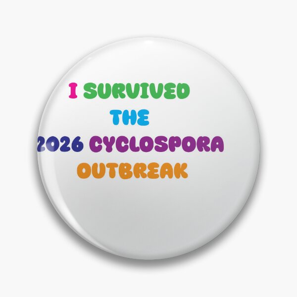Item preview, Copy of I Survived The 2026 Cyclospora Outbreak Funny Retro designed and sold by Kakon-52.