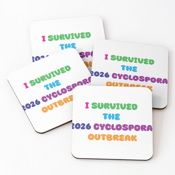 Item preview, Copy of I Survived The 2026 Cyclospora Outbreak Funny Retro designed and sold by Kakon-52.