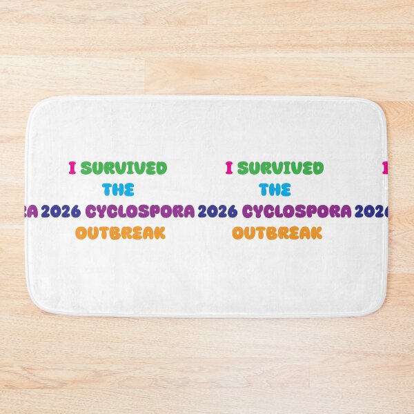 Item preview, Copy of I Survived The 2026 Cyclospora Outbreak Funny Retro designed and sold by Kakon-52.