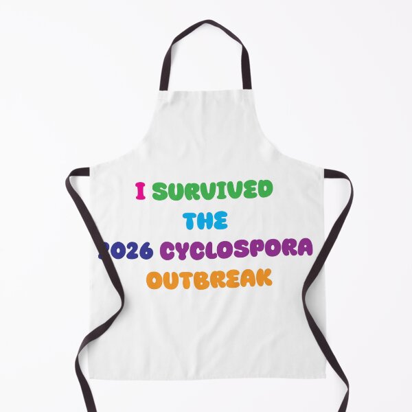 Item preview, Copy of I Survived The 2026 Cyclospora Outbreak Funny Retro designed and sold by Kakon-52.