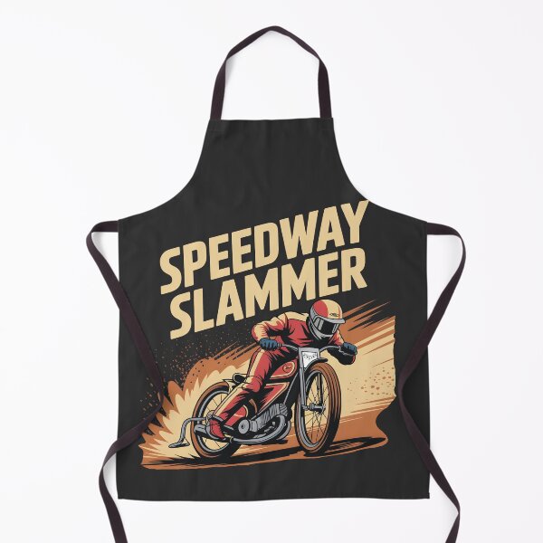 Item preview, Speedway Slammer Motorcycle Racing designed and sold by SkymarArt.