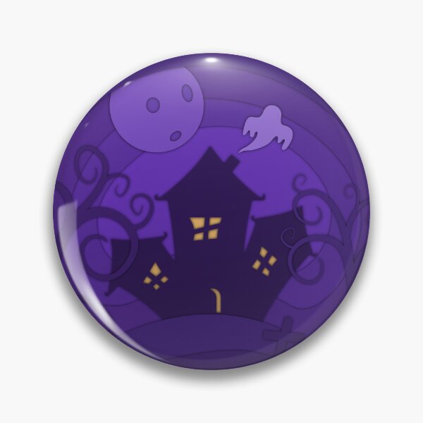 Item preview, Halloween Haunted House Under Full Moon Spooky Night Landscape designed and sold by CozyLittleShop.