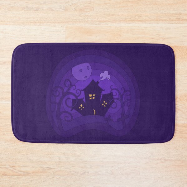 Item preview, Halloween Haunted House Under Full Moon Spooky Night Landscape designed and sold by CozyLittleShop.