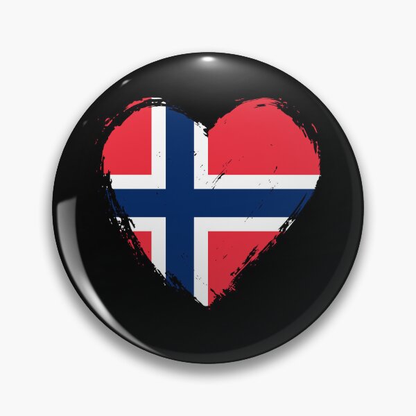 Item preview, Distressed Norway Flag Heart NO designed and sold by shitpostee.
