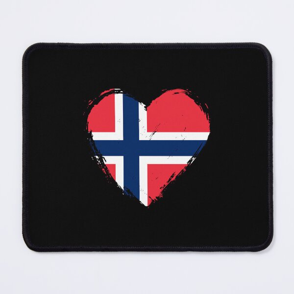 Item preview, Distressed Norway Flag Heart NO designed and sold by shitpostee.