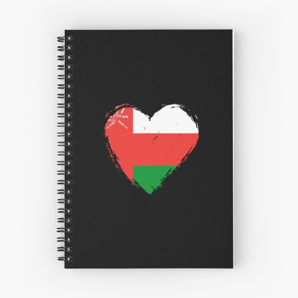 Item preview, Distressed Oman Flag Heart OM designed and sold by shitpostee.