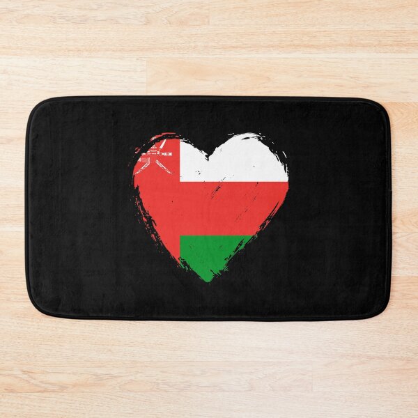 Item preview, Distressed Oman Flag Heart OM designed and sold by shitpostee.