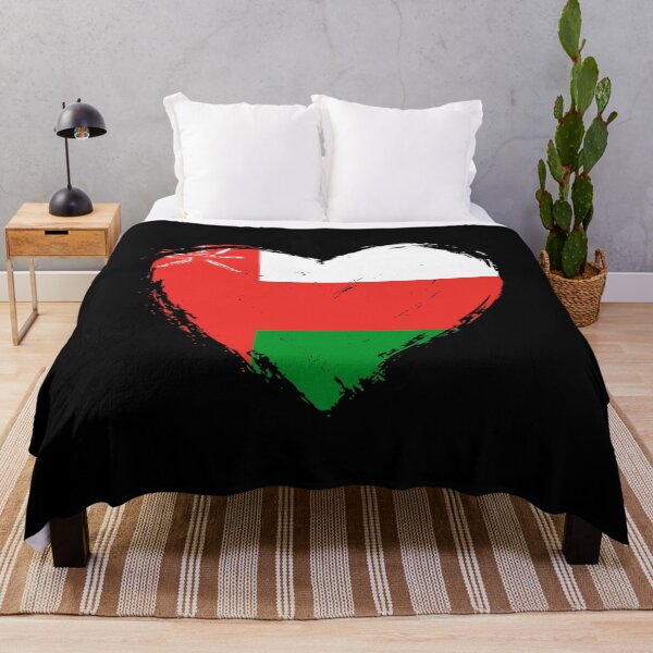 Item preview, Distressed Oman Flag Heart OM designed and sold by shitpostee.
