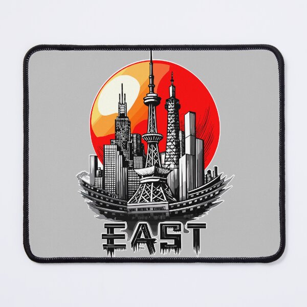 Item preview, Urban Japan – Futuristic Tokyo Skyline Graphic designed and sold by VikArtStudio.