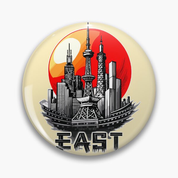 Item preview, Urban Japan – Futuristic Tokyo Skyline Graphic designed and sold by VikArtStudio.
