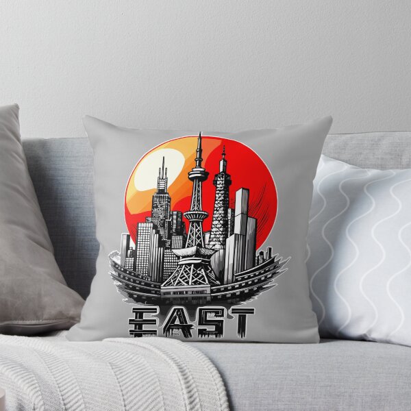 Item preview, Urban Japan – Futuristic Tokyo Skyline Graphic designed and sold by VikArtStudio.