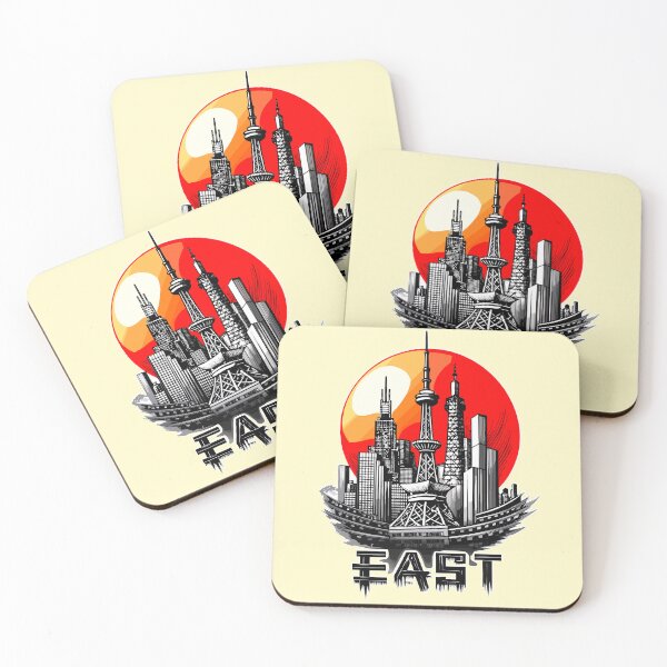 Item preview, Urban Japan – Futuristic Tokyo Skyline Graphic designed and sold by VikArtStudio.