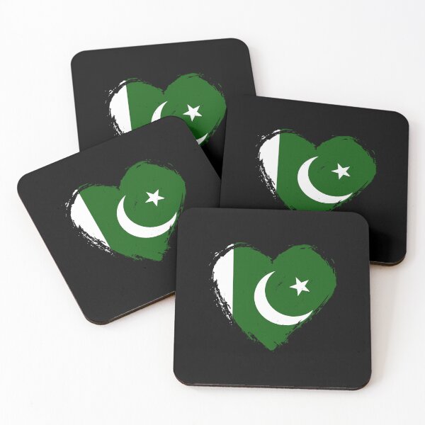 Item preview, Distressed Pakistan Flag Heart PK designed and sold by shitpostee.