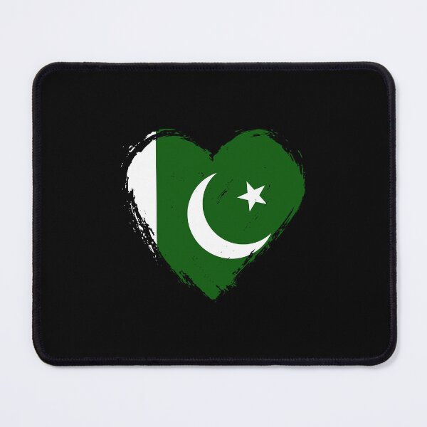 Item preview, Distressed Pakistan Flag Heart PK designed and sold by shitpostee.