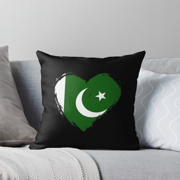 Item preview, Distressed Pakistan Flag Heart PK designed and sold by shitpostee.