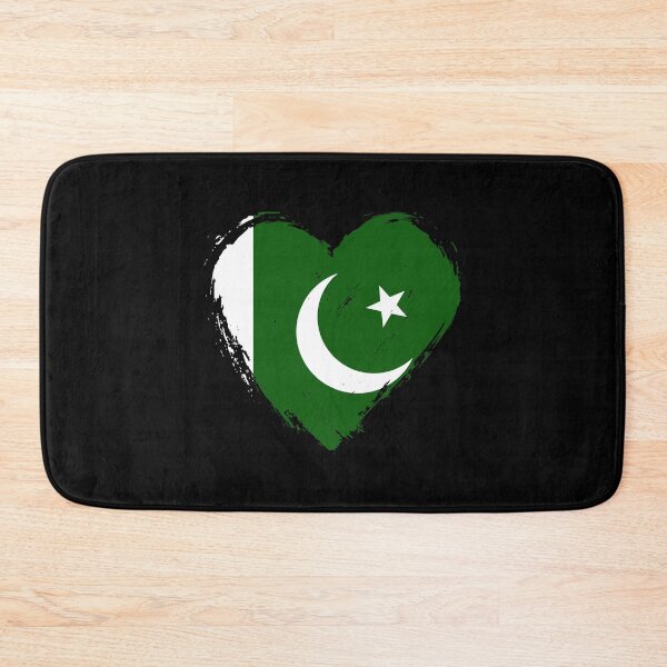 Item preview, Distressed Pakistan Flag Heart PK designed and sold by shitpostee.