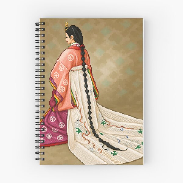 Item preview, Japanese Junihitoe Heian Pixel Art designed and sold by sabusabu78.