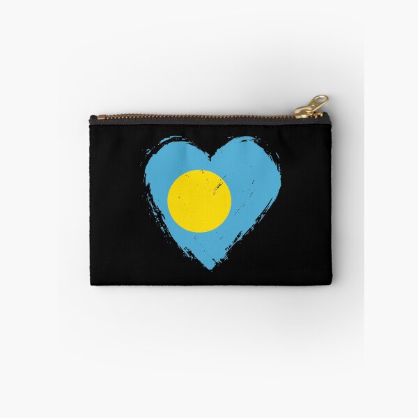 Item preview, Distressed Palau Flag Heart PW designed and sold by shitpostee.