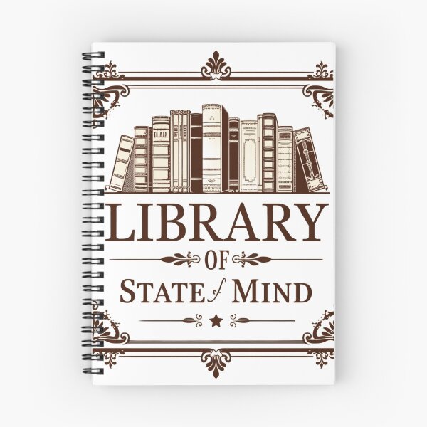 Item preview, Library State of Mind – Book Lover Reading & Literature Design  Main Tag: designed and sold by rsuniquestyle.