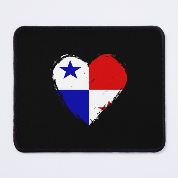 Item preview, Distressed Panama Flag Heart PA designed and sold by shitpostee.