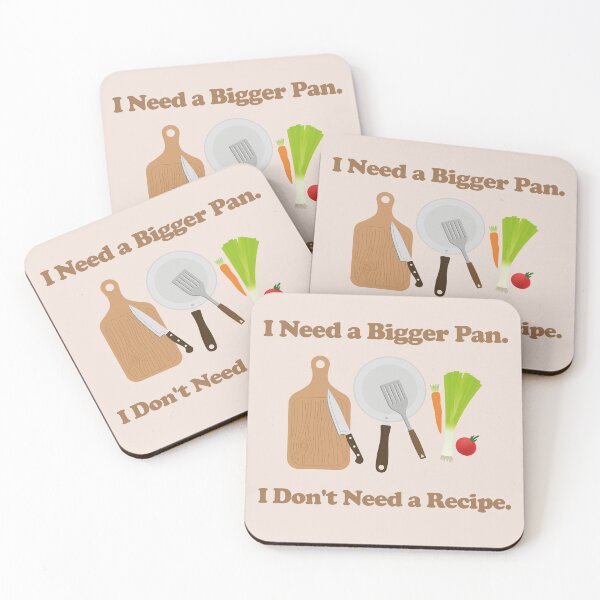 Item preview, I Don't Need a Recipe. I Need a Bigger Pan. retro. vintage inspired.  designed and sold by NPC-wear.
